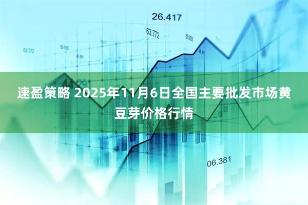 速盈策略 2025年11月6日全国主要批发市场黄豆芽价格行情